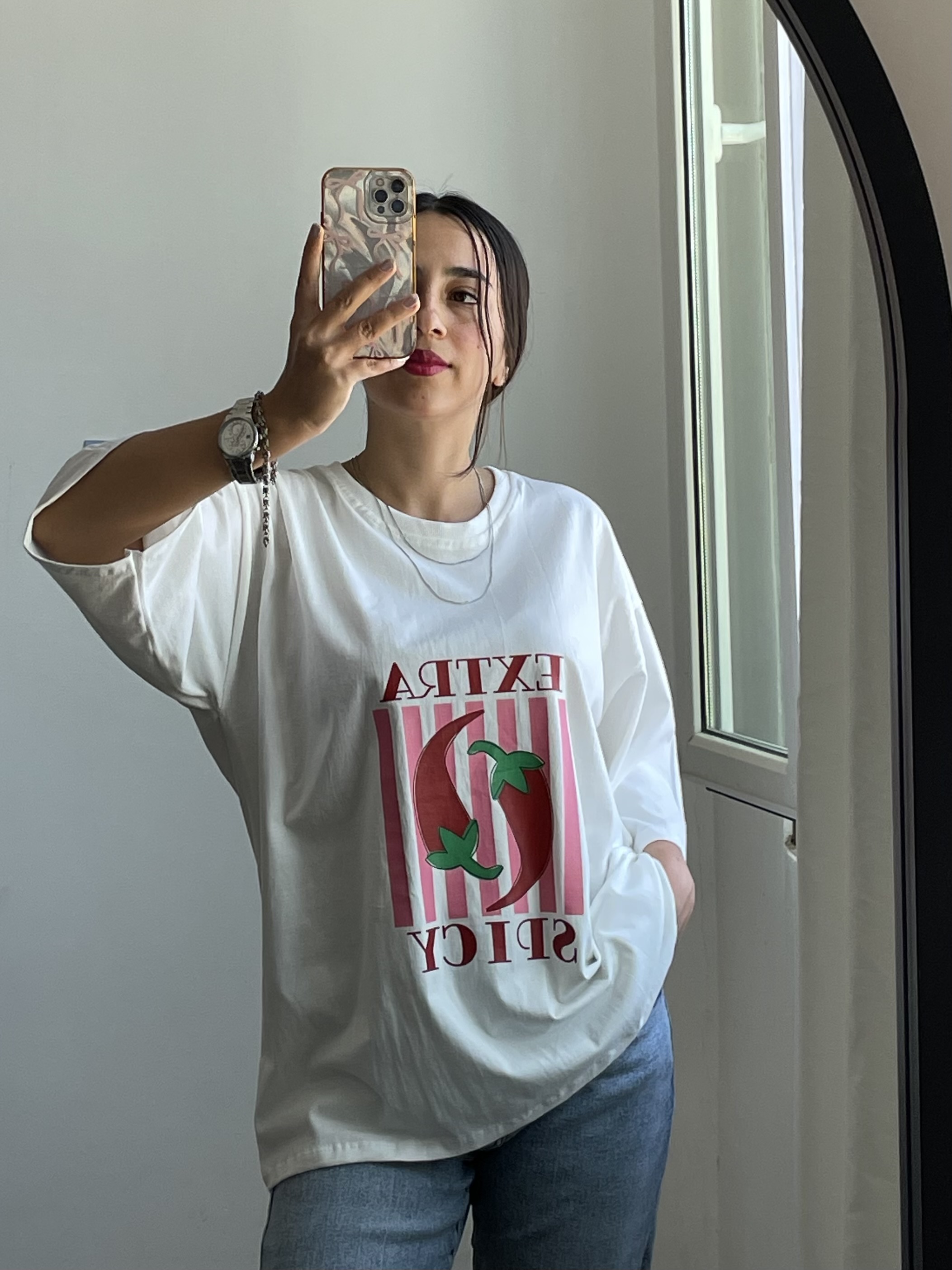 تیشرت سامر زنانه مدل فلفل کد 53